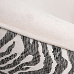 Кресло без подлокотников бежевое с принтом Macrocosm варинант исполнения - 3 | Loft Concept в Кирове