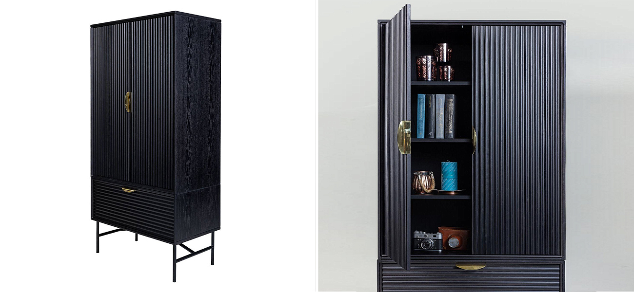 Шкаф Antique Order Черный Шкаф Antique Order Черный - Loft-Concept в Кирове