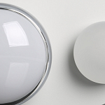 Бра овальной формы белого цвета с 2-мя лампами Lunar Pebbles варинант исполнения - 7 | Loft Concept в Кирове