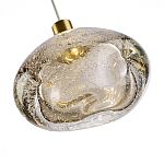 Подвесной светильник с прозрачным стеклянным плафоном округлой формы Effervia  варинант исполнения - 9 | Loft Concept в Кирове