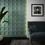 Гипсовая 3D Панель M-23 варинант исполнения - 1 | Loft Concept в Кирове