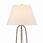 Торшер с конусовидным тканевым абажуром и фактурным каркасом Industrial Profile варинант исполнения - 2 | Loft Concept в Кирове