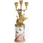 Фарфоровый подсвечник Лебедь с ангелом Asse варинант исполнения - 3 | Loft Concept в Кирове