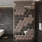 Гипсовая 3D панель с принтографией PM-30 варинант исполнения - 3 | Loft Concept в Кирове