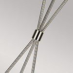 Торшер на трех тонких перекрещенных ножках с белым конусным абажуром из льна Feiss варинант исполнения - 7 | Loft Concept в Кирове