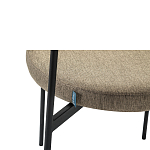 Стул металлический с мягкой спинкой и сиденьем Alfie Chair варинант исполнения - 9 | Loft Concept в Кирове