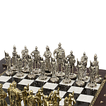 Шахматы в ларце из натуральных камней Долерит Малахит Мрамор Decorative Thematic Chess Русь варинант исполнения - 3 | Loft Concept в Кирове