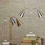 Настольная лампа c двумя поворотными плафонами TwoDirections варинант исполнения - 5 | Loft Concept в Кирове