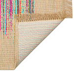 Ковер с геометрическим узором из комбинированного состава Full rhythm варинант исполнения - 4 | Loft Concept в Кирове