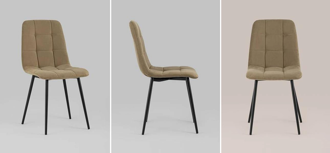 Стул NANCY S-2 Chair Коричневый Велюр Стул NANCY S-2 Chair Коричневый Велюр - Loft-Concept в Кирове