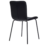 Стул черный с обивкой из велюра Black Archie Chair варинант исполнения - 3 | Loft Concept в Кирове