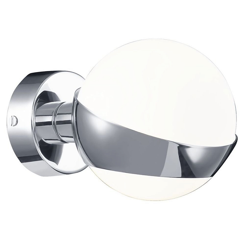Бра Hold Ball Chromium Белый Хром в Кирове | Loft Concept 
