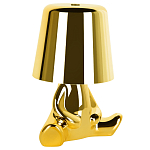 Настольная лампа фигурная золотого цвета с гладким абажуром Высота 16 см Sophia варинант исполнения - 2 | Loft Concept в Кирове