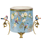 Фарфоровое кашпо с птицами Eden Garden варинант исполнения - 1 | Loft Concept в Кирове