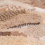 Тканый вручную монументальный настенный гобелен Earth Flow варинант исполнения - 2 | Loft Concept в Кирове