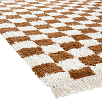 Ковер с шахматным принтом Chess Layout с эффектом шерсти варинант исполнения - 4 | Loft Concept в Кирове