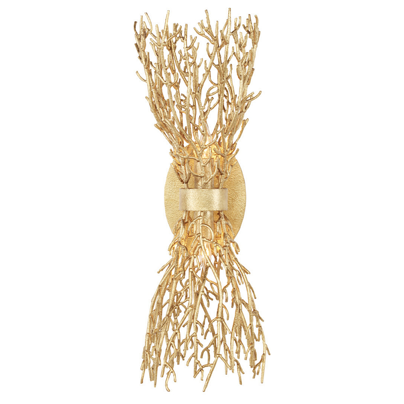 Бра золотое в виде кораллов Coral Decor Золотой Бра золотое в виде кораллов Coral Decor Золотой в Кирове | Loft Concept