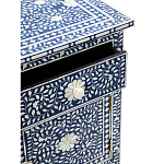 Комод инкрустация костью ORIENTAL Indian синий орнамент варинант исполнения - 6 | Loft Concept в Кирове