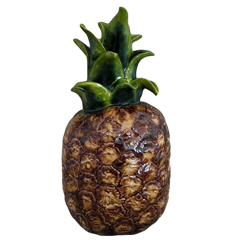 Статуэтка Porcelain Pineapple Коричневый Статуэтка Porcelain Pineapple Коричневый в Кирове | Loft Concept