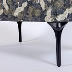 Банкетка с принтом из журавлей Crane варинант исполнения - 4 | Loft Concept в Кирове