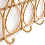 Настенная вешалка из ротанга Wila Wall Hanger L варинант исполнения - 5 | Loft Concept в Кирове