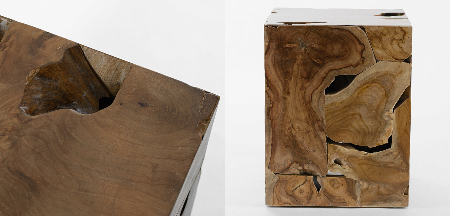 Приставной стол Wooden Cube Side Table Приставной стол Wooden Cube Side Table - Loft-Concept в Кирове