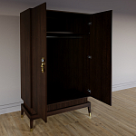 Платяной шкаф Elsa Dreams Walnut с 2-мя фасадами варинант исполнения - 1 | Loft Concept в Кирове