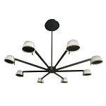 Люстра черного цвета на штанге Noir Supernova варинант исполнения - 4 | Loft Concept в Кирове