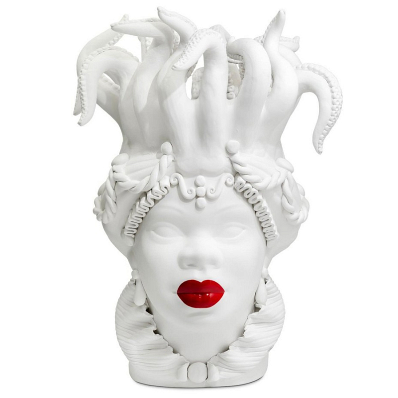 Ваза Vase Moro Lady Tentacles Белый Ваза Vase Moro Lady Tentacles Белый в Кирове | Loft Concept