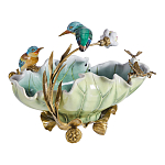 Чаша в виде листка лотоса с птицами Eden Garden варинант исполнения - 2 | Loft Concept в Кирове