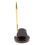 Часы настольные с ручкой из натурального камня Stone Clock варинант исполнения - 3 | Loft Concept в Кирове