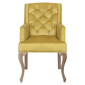 Кресло Mason Classical Armchair gold velour
