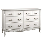 Комод белый из массива бука в стиле прованс White Provence варинант исполнения - 1 | Loft Concept в Кирове