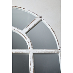 Зеркало-окно с эффектом старения в венецианском стиле Venetian White Mirror варинант исполнения - 3 | Loft Concept в Кирове