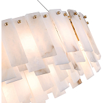 Люстра круглая декорированная натуральным камнем Stone Interior Accent варинант исполнения - 5 | Loft Concept в Кирове