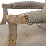 Кресло Aubrey Classical Armchair brown flax варинант исполнения - 4 | Loft Concept в Кирове