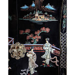 Шкаф черный в китайском стиле  Chinese Cabinet Black варинант исполнения - 2 | Loft Concept в Кирове