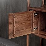 Стеллаж в гостиную для книг Moon Walnut Furniture варинант исполнения - 9 | Loft Concept в Кирове