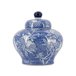 Ваза с крышкой в китайском стиле Гранатовое дерево Blooming Pomegranate варинант исполнения - 9 | Loft Concept в Кирове