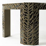 Дизайнерский кофейный стол с рисунком леопард Neytiri Beige Leopard варинант исполнения - 3 | Loft Concept в Кирове