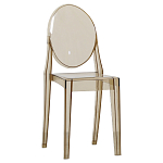 Прозрачный стул с янтарным оттенком LOUIS GHOST CHAIR варинант исполнения - 1 | Loft Concept в Кирове