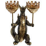 Подсвечник в виде дракона Dragon with Two Candlesticks варинант исполнения - 9 | Loft Concept в Кирове