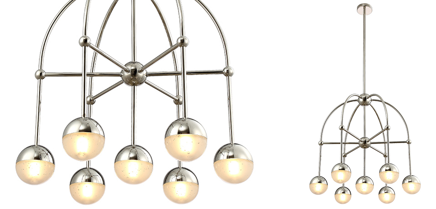 Люстра Heidy Chrome Chandelier 7 Люстра Heidy Chrome Chandelier 7 - Loft-Concept в Кирове