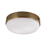 Потолочный светильник круглой формы с белым выпуклым матовым плафоном Feiss варинант исполнения - 1 | Loft Concept в Кирове