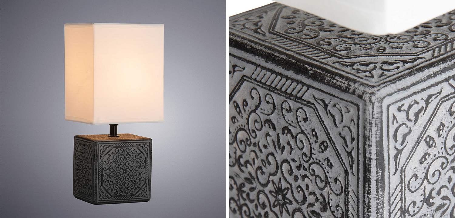 Настольная лампа Lazio Black Table Lamp Настольная лампа Lazio Black Table Lamp - Loft-Concept в Кирове