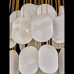 Люстра с овальными подвесками из натурального камня Spatial Composition варинант исполнения - 5 | Loft Concept в Кирове