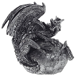 Декоративная статуэтка Дракон Silver Dragon Statuette варинант исполнения - 1 | Loft Concept в Кирове