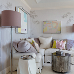 Обои ручная роспись Bamboo Special Colourway on Natural Mica metallic silk варинант исполнения - 1 | Loft Concept в Кирове