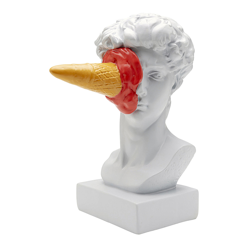 Статуэтка Bust of David and Ice Cream Белый Красный Песочный в Кирове | Loft Concept 