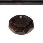 Настольный письменный набор с часами из природного камня обсидиана  Gift for Manager варинант исполнения - 6 | Loft Concept в Кирове